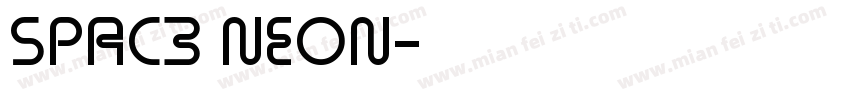 spac3 neon字体转换